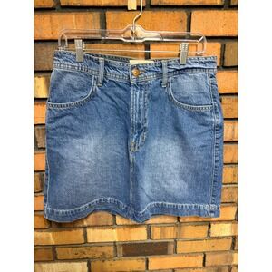 Boden Denim Mini Skirt